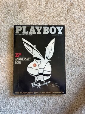 PLAYBOY 35th Anniversary Issue - Black & Silver